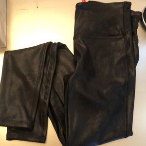Spanx faux leather leggings